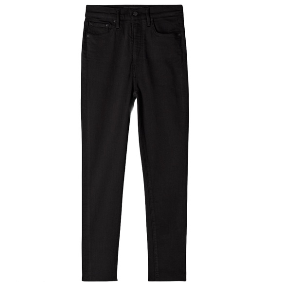 Denim Forum Black Lola High Waisted Skinny Jeans - Picture 3 of 14